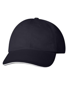 Bayside 3617 Unstructured Washed Cap with Pancake Visor