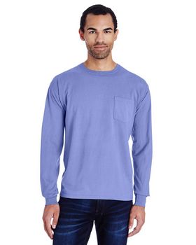 ComfortWash by Hanes GDH250 Unisex Garment-Dyed Long-Sleeve Pocket T-Shirt