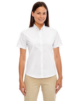 Core365 78194 Women's Optimum Short Sleeve Twill Shirt