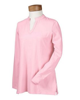 Devon & Jones Pink DP165W Women's Stretch Jersey Tunic