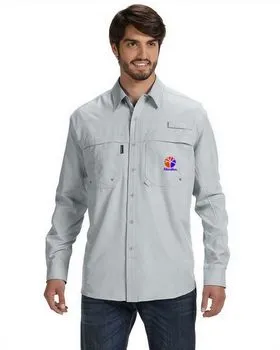 Wholesale Men Long Sleeve Fishing Jersey Blank Color Custom Logo