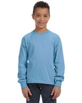 Fruit of the Loom 4930B Youth 100% Heavy Cotton HD Long-Sleeve T-Shirt
