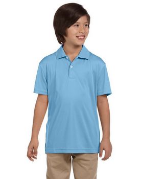 Harriton M353Y Youth Double Mesh Sport Shirt