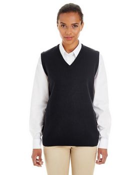 Harriton M415W Women's Pilbloc V-Neck Sweater Vest