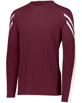 Maroon/ White
