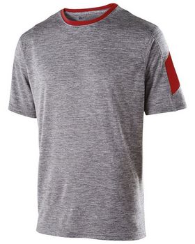 Graphite Heather/Scarlet