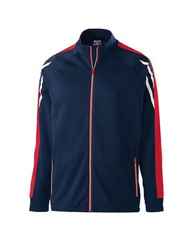 Navy Heather/ Scarlet/ White