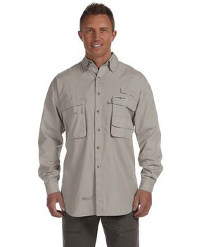 Hook & Tackle 1013L Men's Gulf Stream Long-Sleeve Fishing Shirt