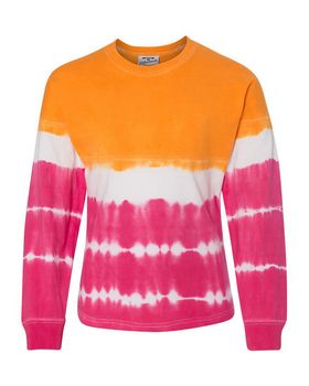 Atomic Orange/ Cosmic Pink Tie-Dye
