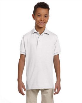 Jerzees 437Y Youth 5.6 oz. 50/50 Jersey Polo with SpotShield