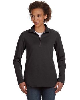 LAT 3764 Women's Quarter Zip Pullover