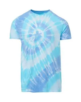 Florida Southwestern State College Lee Campus | Florida Southwestern State College Tie Dye Short Sleeve T-Shirt | MV Sport | Lagoon Blue | XLarge