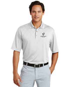 Nike Golf Logo Embroidered Dri-FIT Cross-Over Texture Polo Shirt - For Men