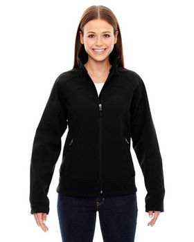 North End 78604 Women's Three-Layer Light Bonded Soft Shell Jacket