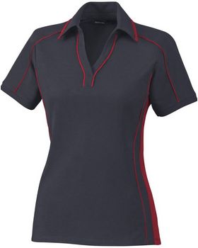 North End 78648 Women's Sonic Performance Polyester Pique Polo