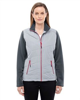 North End 78809 Women's Quantum Interactive Hybrid Insulated Jacket