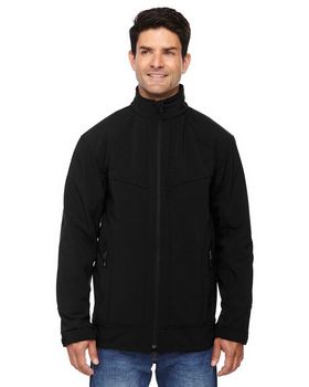 North End 88604 Men's Three-Layer Light Bonded Soft Shell Jacket