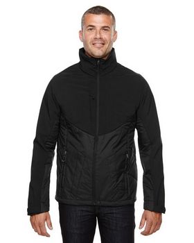 North End 88679 Men's Innovate Hybrid Insulated Soft Shell Jacket