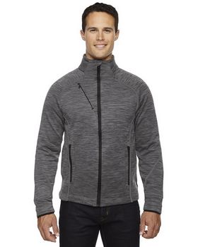 North End 88697 Men's Flux Melange Bonded Fleece Jacket