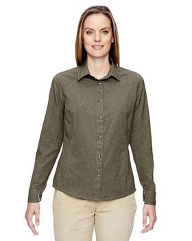 North End 77045 Women's Excursion Utility Two Tone Performance Shirt