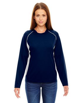 North End 78079 Women's Athletic Long Sleeve Sport Top