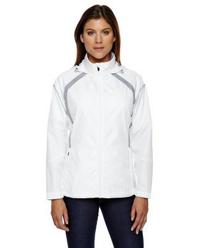 North End 78168 Women's Sirius Lightweight Jacket With Embossed Print