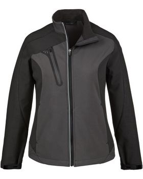 North End 78176 Women's Terrain Color Block Soft Shell With Embossed Print