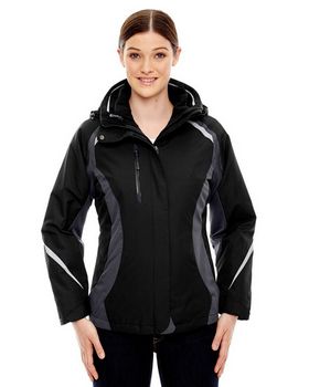 North End 78195 Height Ladies 3 In 1 Jacket With Insulated Liner