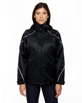North End 78196 Angle Ladies 3 In 1 Jacket With Bonded Fleece Liner