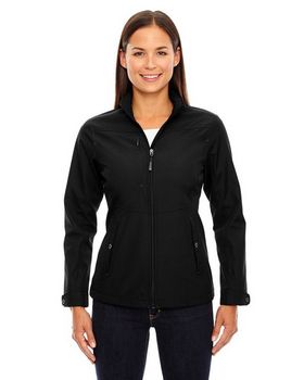North End 78212 Women's Forecast 3 Layer Bonded Travel Soft Shell Jacket