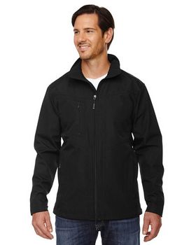 North End 88212 Forecast Men's 3 Layer Bonded Travel Soft Shell Jacket