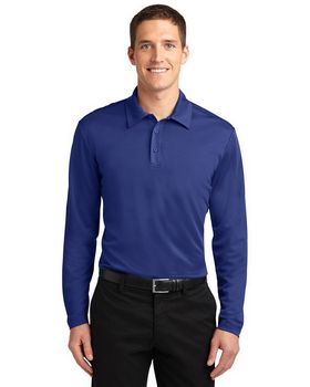 Port Authority K540LS Silk Touch Performance Long Sleeve Polo ...