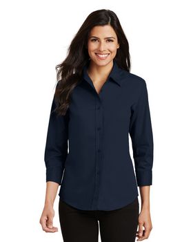 Port Authority L612 Ladies 3/4-Sleeve Easy Care Shirt - ApparelnBags.com
