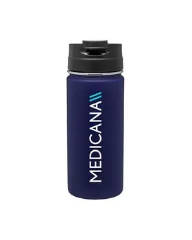 Custom Swiggy Water Bottle with Metal Trim