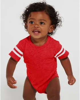 Rabbit Skins Infant Football Jersey Bodysuit