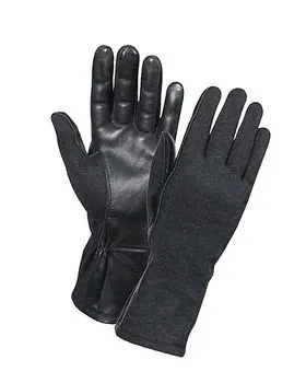 Rothco D3-A Type Black Leather Gloves 6