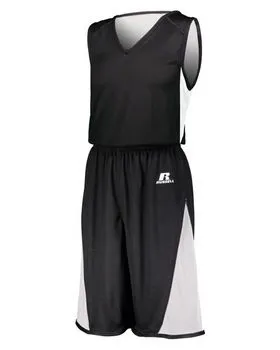 Russell Athletic S8623M Solid Jersey with Side Inserts - Black - M