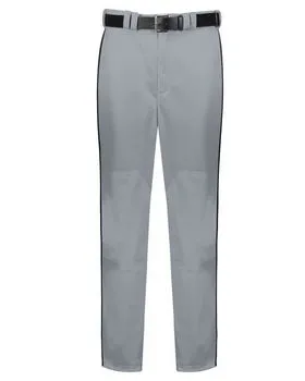 A4 N6162 Pro Style Open Bottom Baggy Cut Baseball Pants - Grey - 2XL