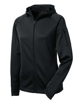 Sport-Tek L248 Ladies Tech Fleece Full-Zip Hooded Jacket by Port ...