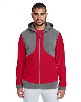 Team 365 TT94 Men's Rally Colorblock Microfleece Jacket