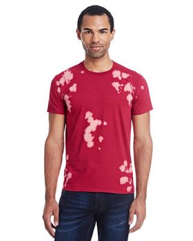 Tie-Dye 1385 Adult 100% Ringspun Cotton Bleach-Out Tie-Dye T-Shirt