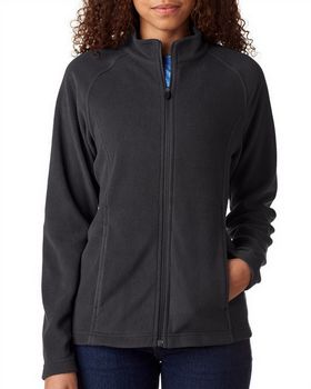 Ultraclub 8181 Ladies' Cool & Dry Full-Zip Micro-Fleece