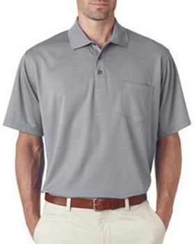 Ultraclub 8210P Adult Cool & Dry Mesh Pique Polo with Pocket