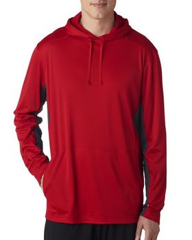 Ultraclub 8231 Adult Cool & Dry Sport Hooded Pullover