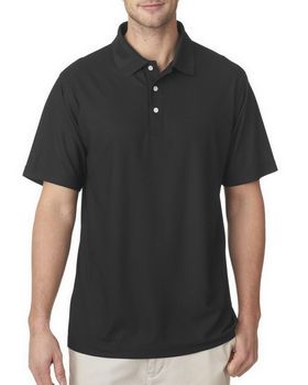 Ultraclub 8240 Men's Cool & Dry Pebble Knit Polo
