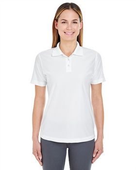Ultraclub 8414 Ladies Solid Wicking Polo