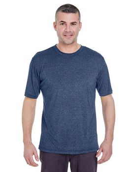 Ultraclub 8619 Men's Cool & Dry Heather Performance Tee