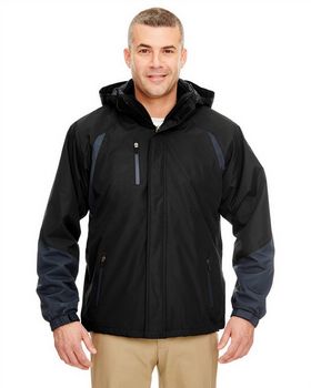 UltraClub 8939 Adult Three-in-One Color Block Systems Jacket
