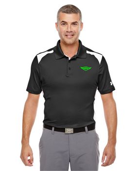 Under Armour 1283702 Men Team Colorblock Polo Shirt