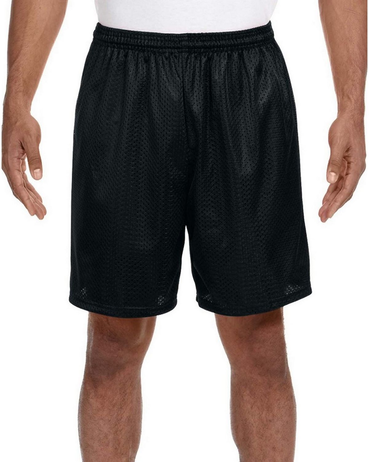 A4 N5293 Men's Tricot-Lined 7 Mesh Shorts